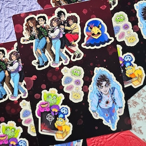 NPMD スターキッド ステッカーシート: オタクっぽいお堅いビニールステッカー