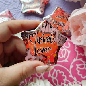 Musicals Lover - stervormige badge - Muziektheater - Musical - Sophiralou
