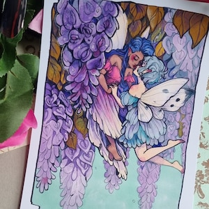 Wisteria fairy Print