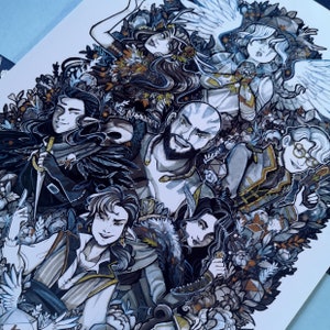 Viva the legends of the realm  A4 Print
