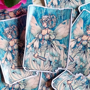 Mask fairy Sticker - fairy - journal- cottage core- Stickers