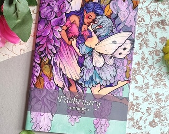 Faebruary 2023 Sketchbook- Fairy- cottagecore-