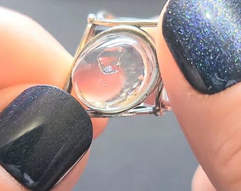 Ehydrokwarts sterling zilveren ring