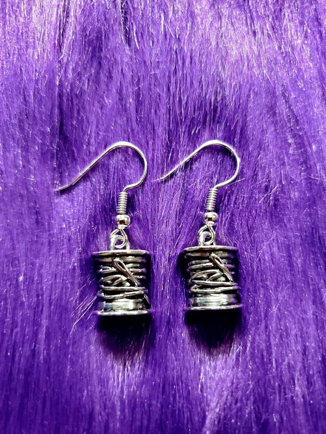 Needle and Thread Earrings Etsy