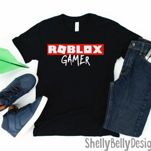 Roblox T Shirt With Personal User Name Kids Shirt Bloxburg Etsy - unofficial roblox t shirt personalize with gamer username etsy