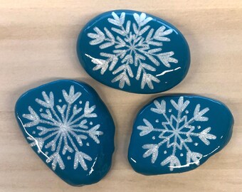 Snowflake Rock Etsy Snowflake Rock Etsy