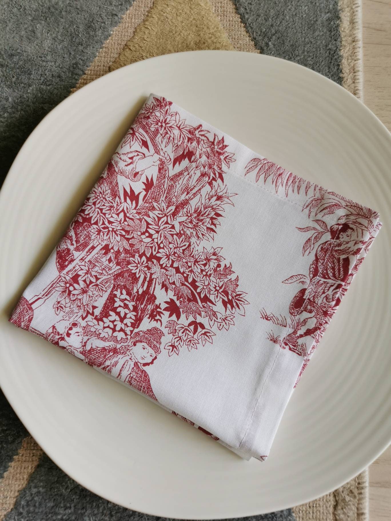 Serviette de Table /Napkin /Serviette en Coton /Lot Serviettes Table/Serviette Coton/Serviette Lavab