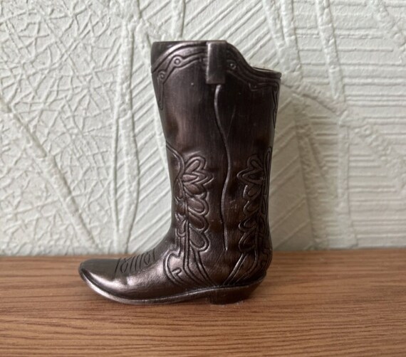 Vintage Lighter Case Cowboy Boot Lighter Metal Case Pocket Etsy