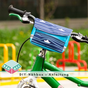 Come cucire una borsa da manubrio con un kit da cucito per principianti // Come cucire da soli una borsa per bicicletta // Idee di cucito per un regalo per una sarta // Come cucire una borsa da manubrio Puky per bambini