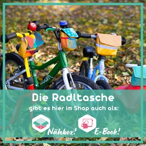 Lenkertasche nähen mit Nähset für Anfänger // Fahrradtasche selbst nähen // Nähset und Nähanleitung Lenkertasche // Die RADLTASCHE Bild 10