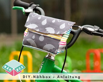 Sew a handlebar bag with a sewing kit for beginners // Sew your own bike bag // The BIKE BAG // Sewing ideas gift for seamstress