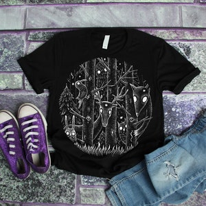 Dark Forest T-Shirt Ladies Womens