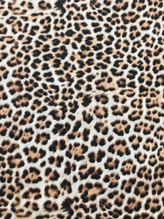 Leopard Animal Print Cheetah * 100% Cotton Fabric FQ Fat