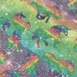 Unicorn Pastel Tie Dye Metallic 100% Cotton Fabric FQ Fat Quarter, 1/4, 1/2 or by the yard (Choose a size)