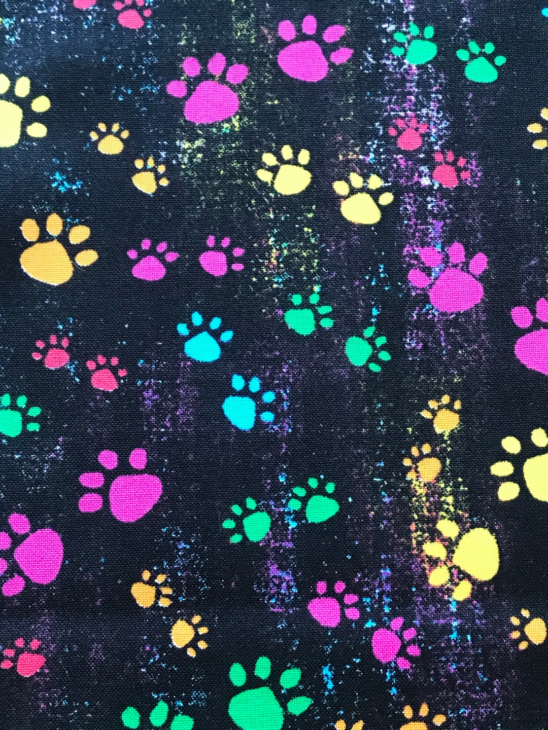 Vorhänge Mit Pfotenabdruck-Muster – Verdunkelnd, 2 Stück Je 53,3x160 Cm, Thermisch Isoliert, Für Haustierzimmer