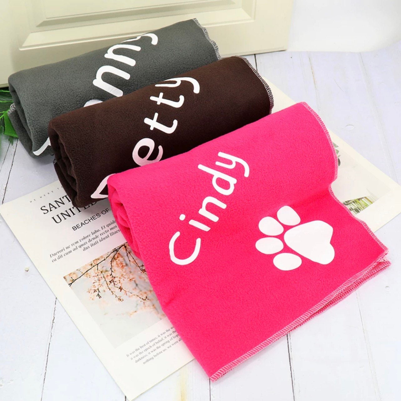 Personalized Blanket With Name Dog Toy Storage Dog Toy Dog Etsy UK