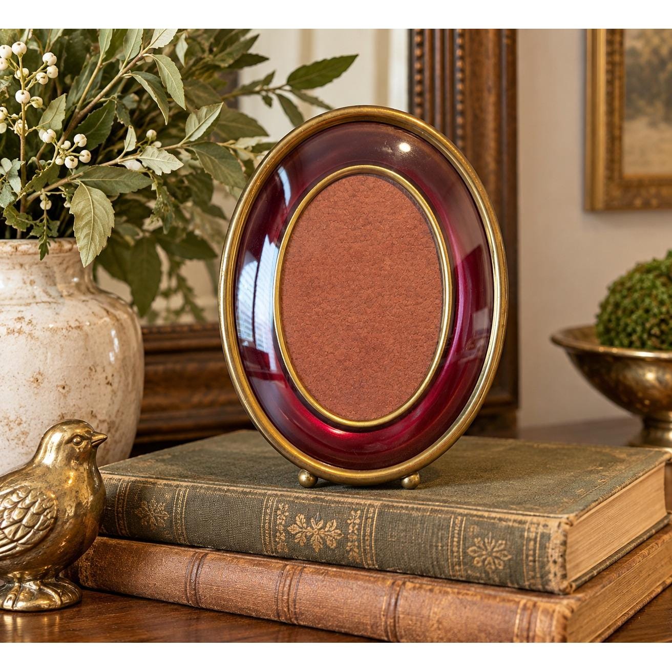 Convex Glass Brass - Etsy