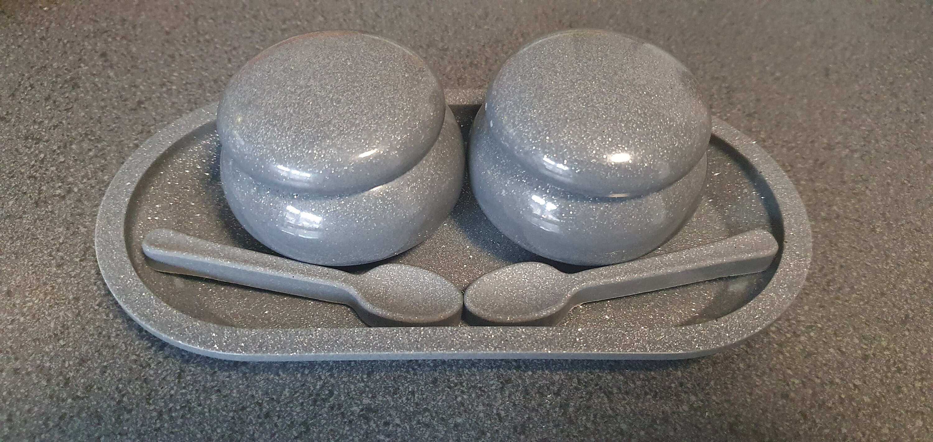 Pinch Pot Set Seasoning Bowls Dishes Lids Spoons Tray Etsy