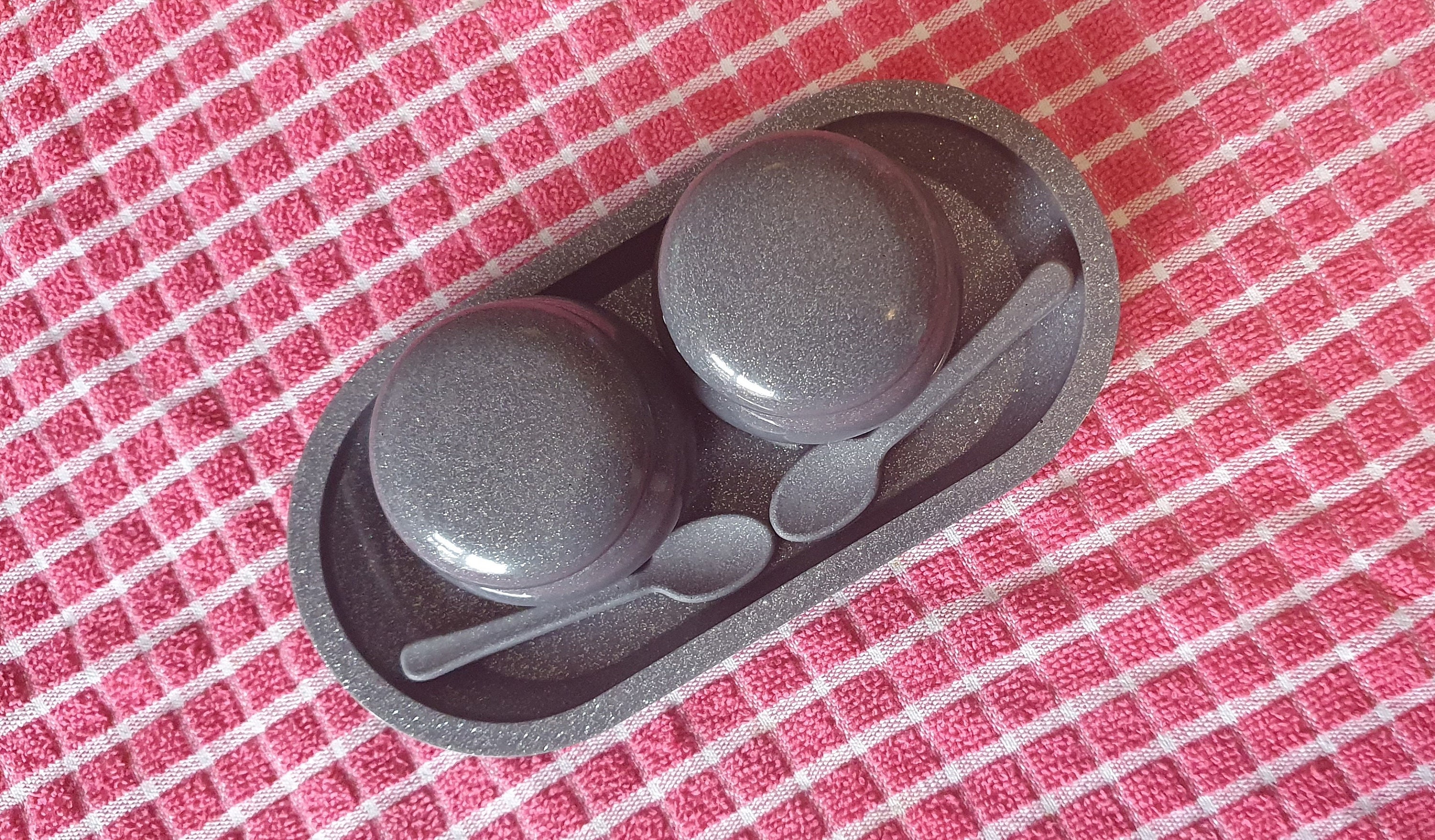 Pinch Pot Set Seasoning Bowls Dishes Lids Spoons Tray Etsy