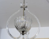 Lampadario Art Deco anni '30 in vetro soffiato. | Lo Stile Italiano