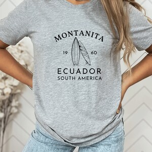 Montanita Ecuador Surfboard Short Sleeve Tee