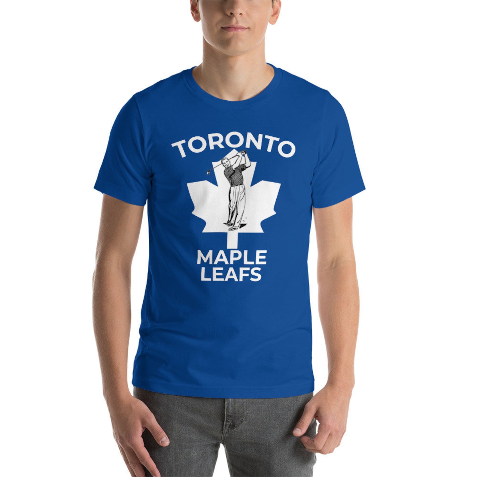 Funny Toronto Maple Leafs Golf Logo Gag T Idea Etsy