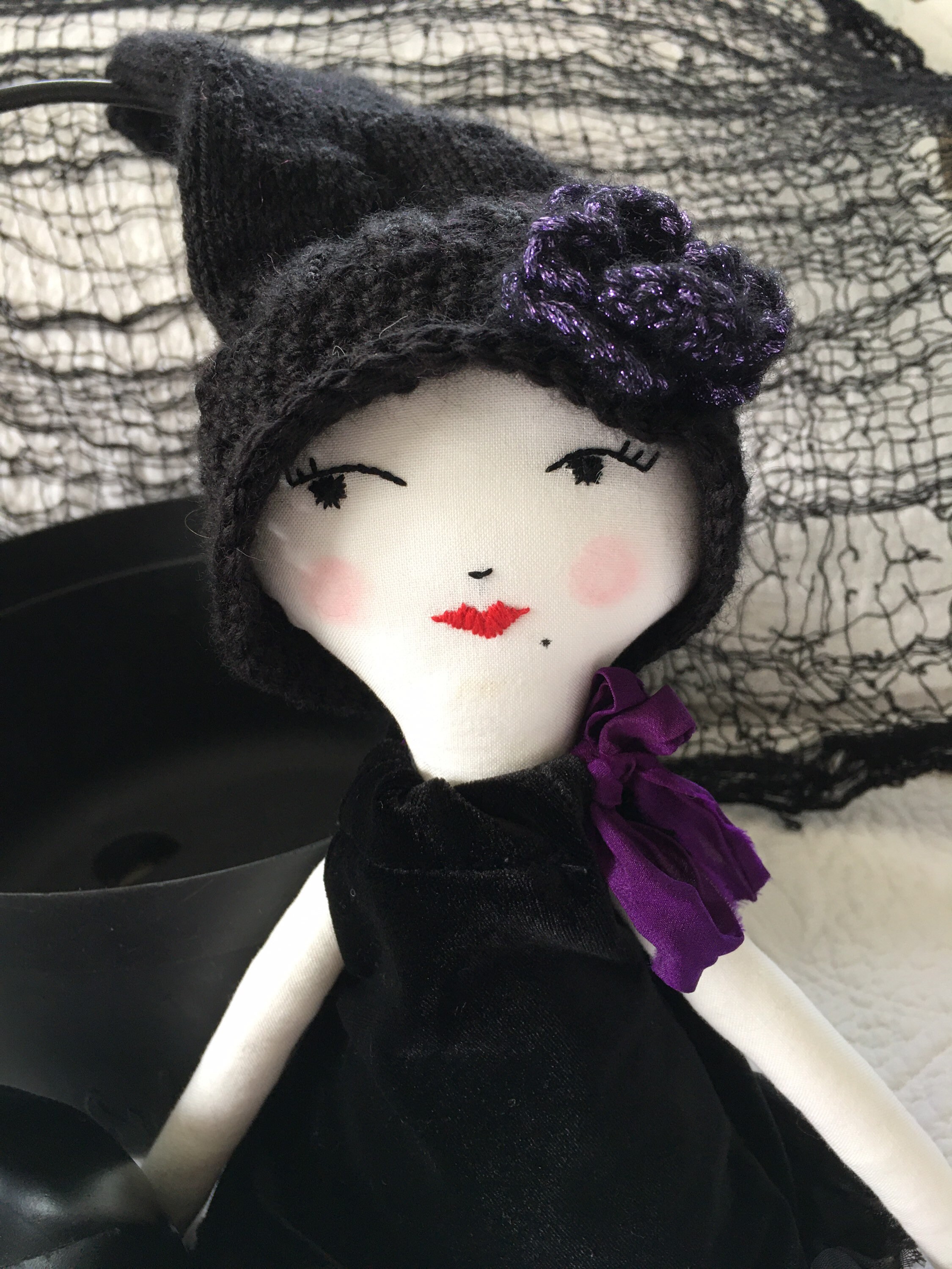 Poupée de chiffon Chat Danseuse ° Cadeau Fille qui aime la danse et les chats