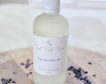 Czysty olejek eteryczny lawendowy 100 ml (wegański) 1 butelka.