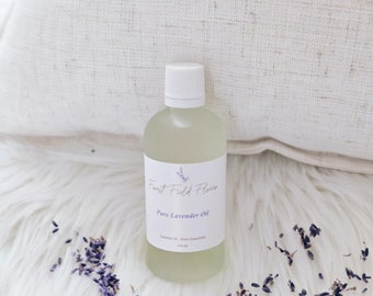 Pure lavender essential oil 100ml (vegan) 1 bottle.