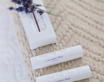 Lavender  Peppermint Lip Balm  2 pack.