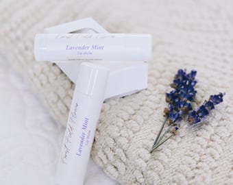 Lavender Peppermint Lip Balm  2 pack.