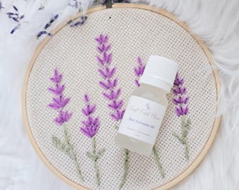 Pure lavender essential oil 10ml( vegan) 1 bottle.