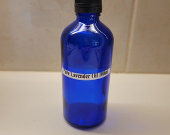 Pure lavender essential oil 100ml (vegan) 1 bottle.