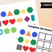 Complete the Pattern Worksheet, Digital Download, Finish the Pattern ...
