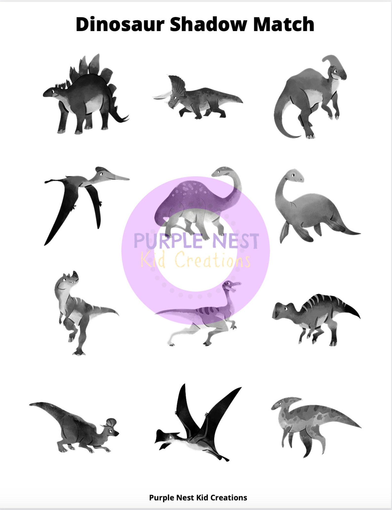 Dinosaurs Printable Bundle Dinosaur Bones Prehistoric | Etsy