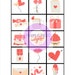 Valentine's Shadow Match Worksheet, Valentine's Day Matching Game, Love ...