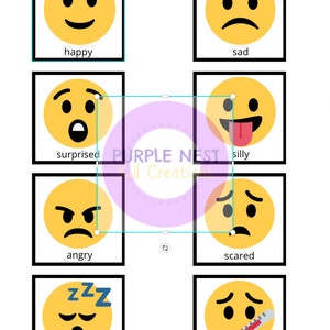 Match the Emotions Worksheet, Emotions Matching Game, Educational ...
