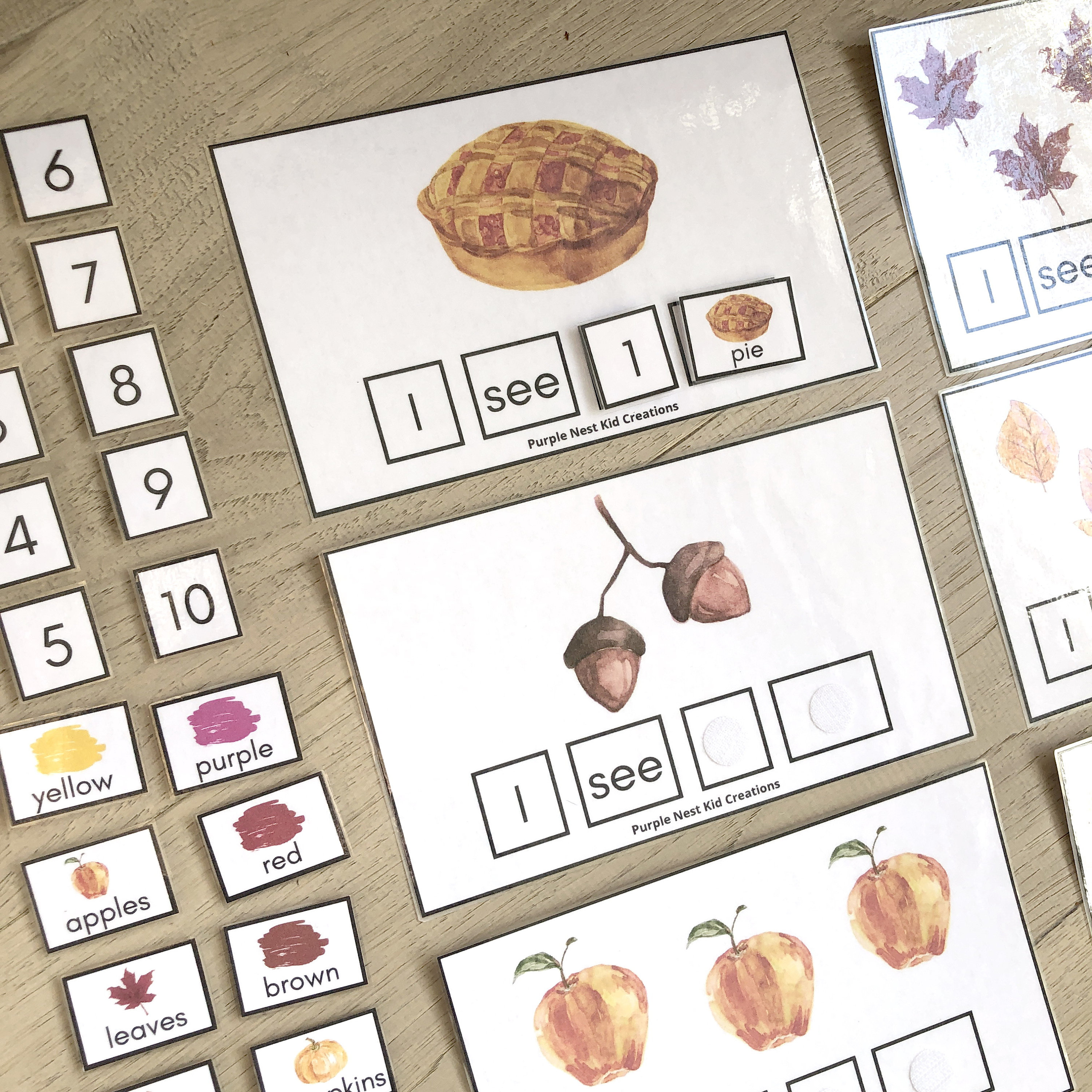 Autumn Sentence Builder Activity, Fall Literacy Activity, Autumn, Lit…