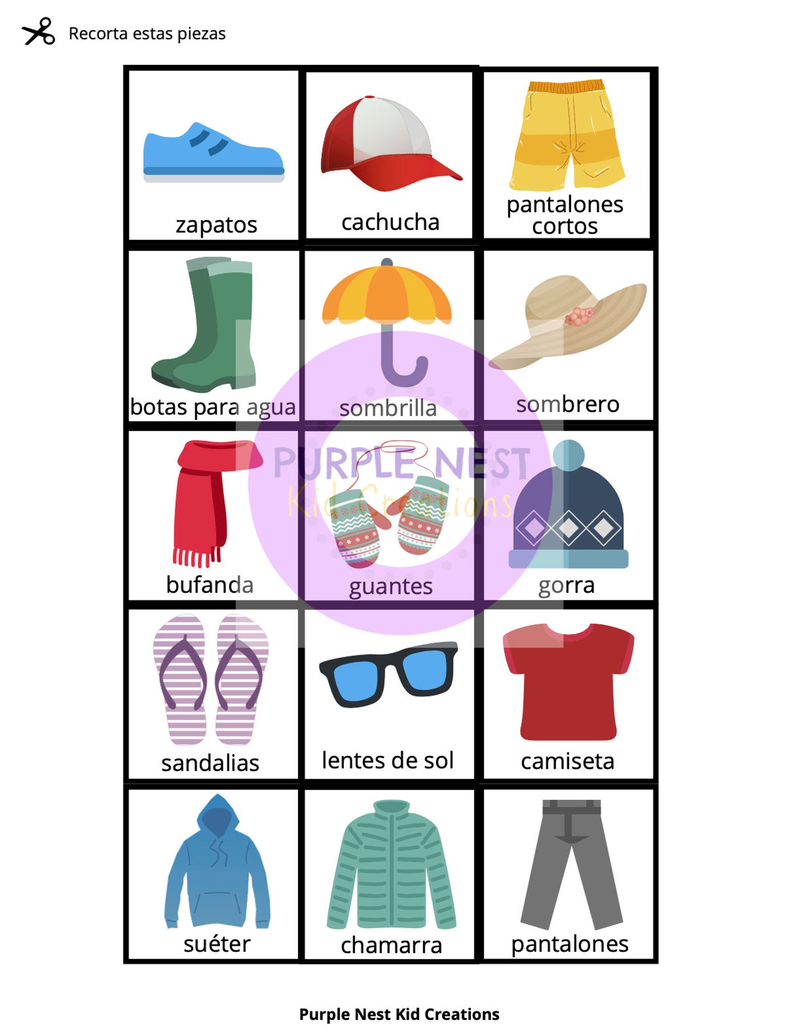 Morning Binder in Spanish Digital Download Busy Book Etsy