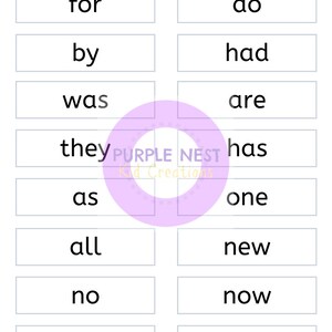 Sight Word Practice Worksheet, Printable Spelling Game, Learn to Read ...