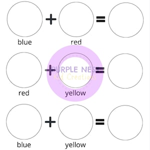 Mixing Colors Worksheet, Color Mixing, Educational Preschool Printable ...