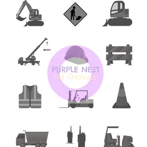 Construction Shadow Match Worksheet Construction Matching Game Trucks