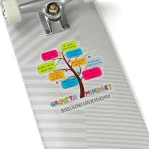 Growth Mindset, the Power of yet Teacher Stickers for Laptop, Vinyl ...