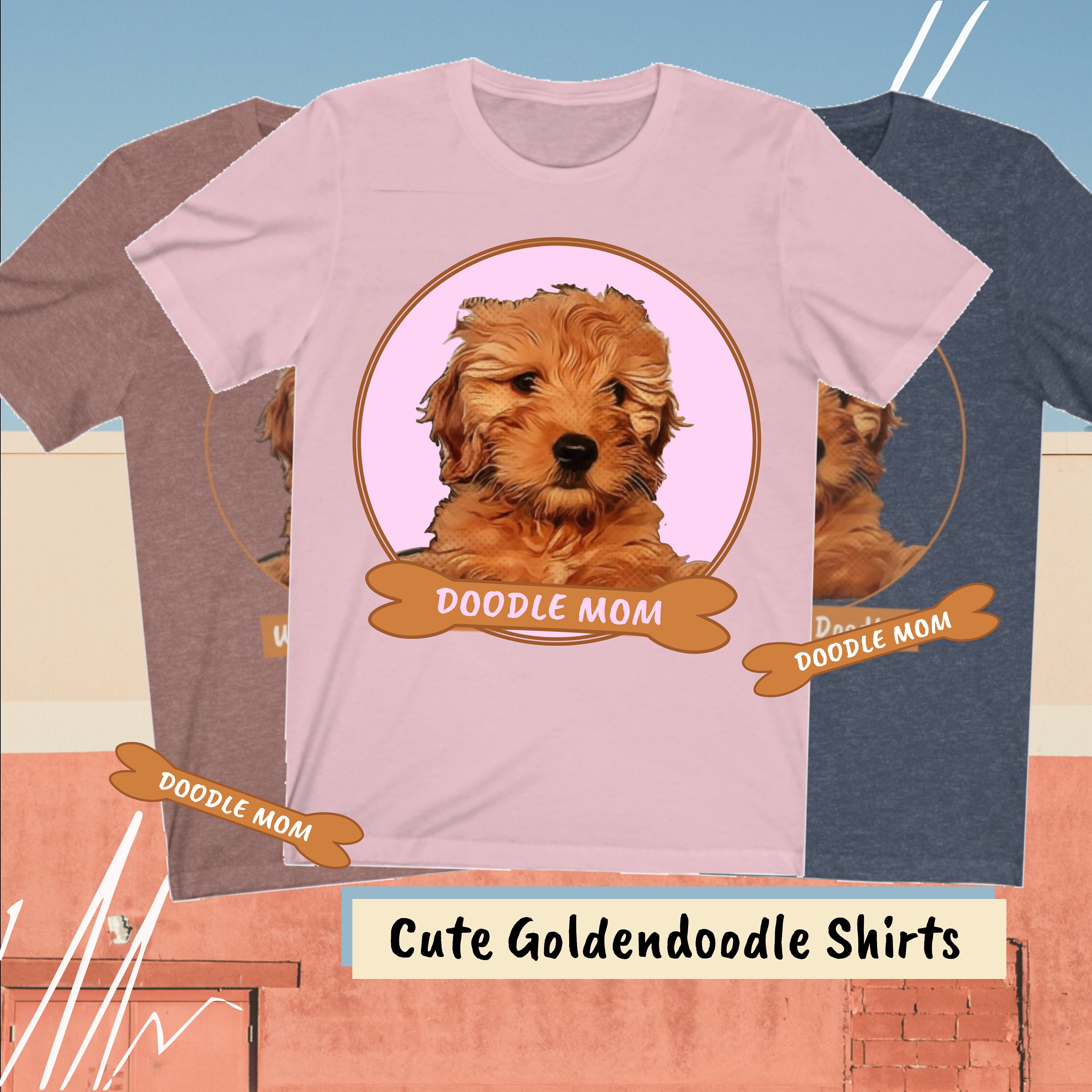 Mini goldendoodle t shirt Clearance