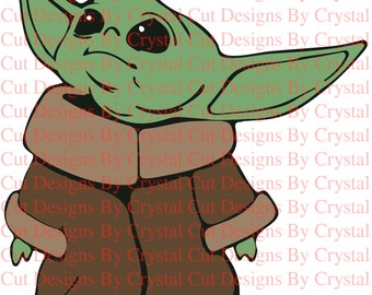 Download Baby yoda SVG PSD SVG download cute baby yoda Starwars | Etsy