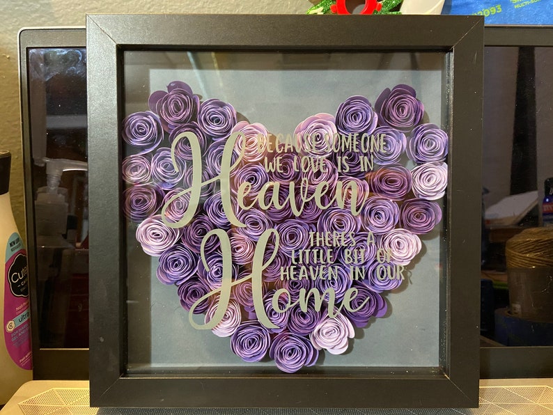Because Someone We Love Is in Heaven Shadow Box Home Decor Etsy