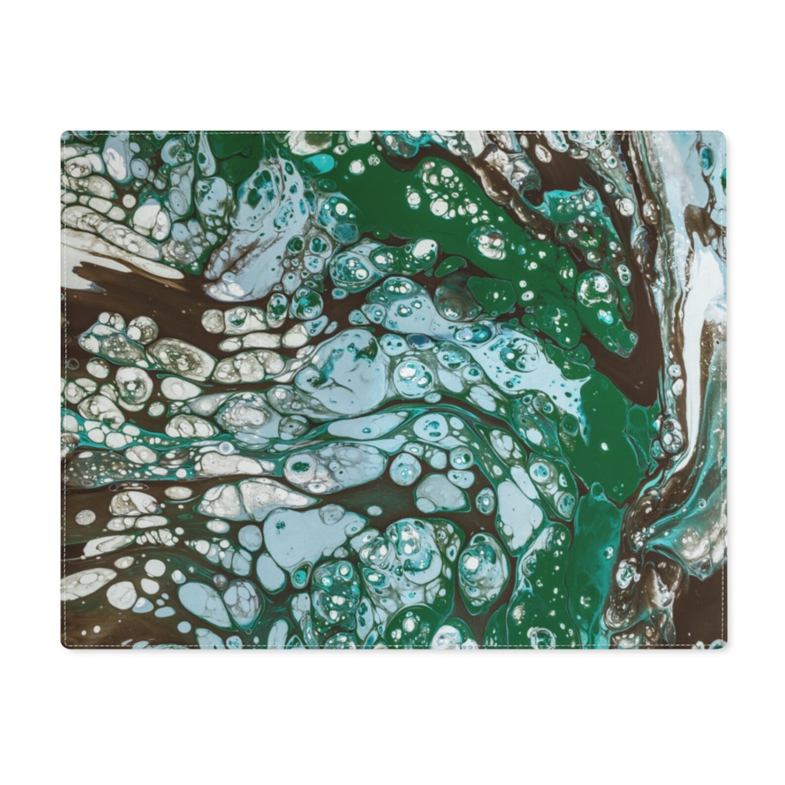 Green Cotton Placemat Placemats Table Placemats Dining Etsy