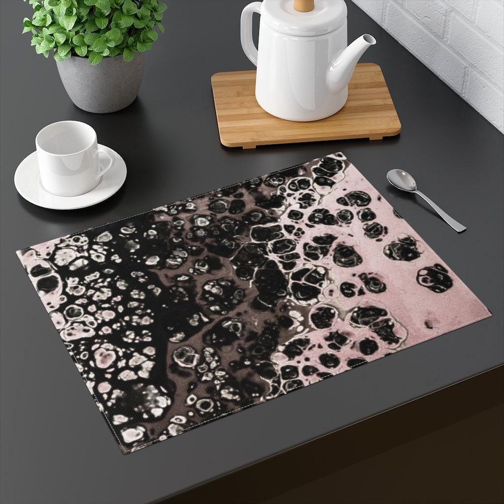 White Placemat Pot Holder Placemats Hot Pad Napkins Table Etsy