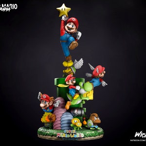 Figuras De Super Mario Bros, Muñecos De Colección De Pvc, Serie 2 6  Unids/Set, Juguetes