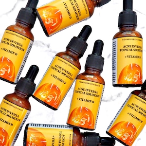 Hidradenitis Suppurativa • Acne Inversa • Topical Solution • Vitamin D • Acne relief • • Cooling • Wild Honey
